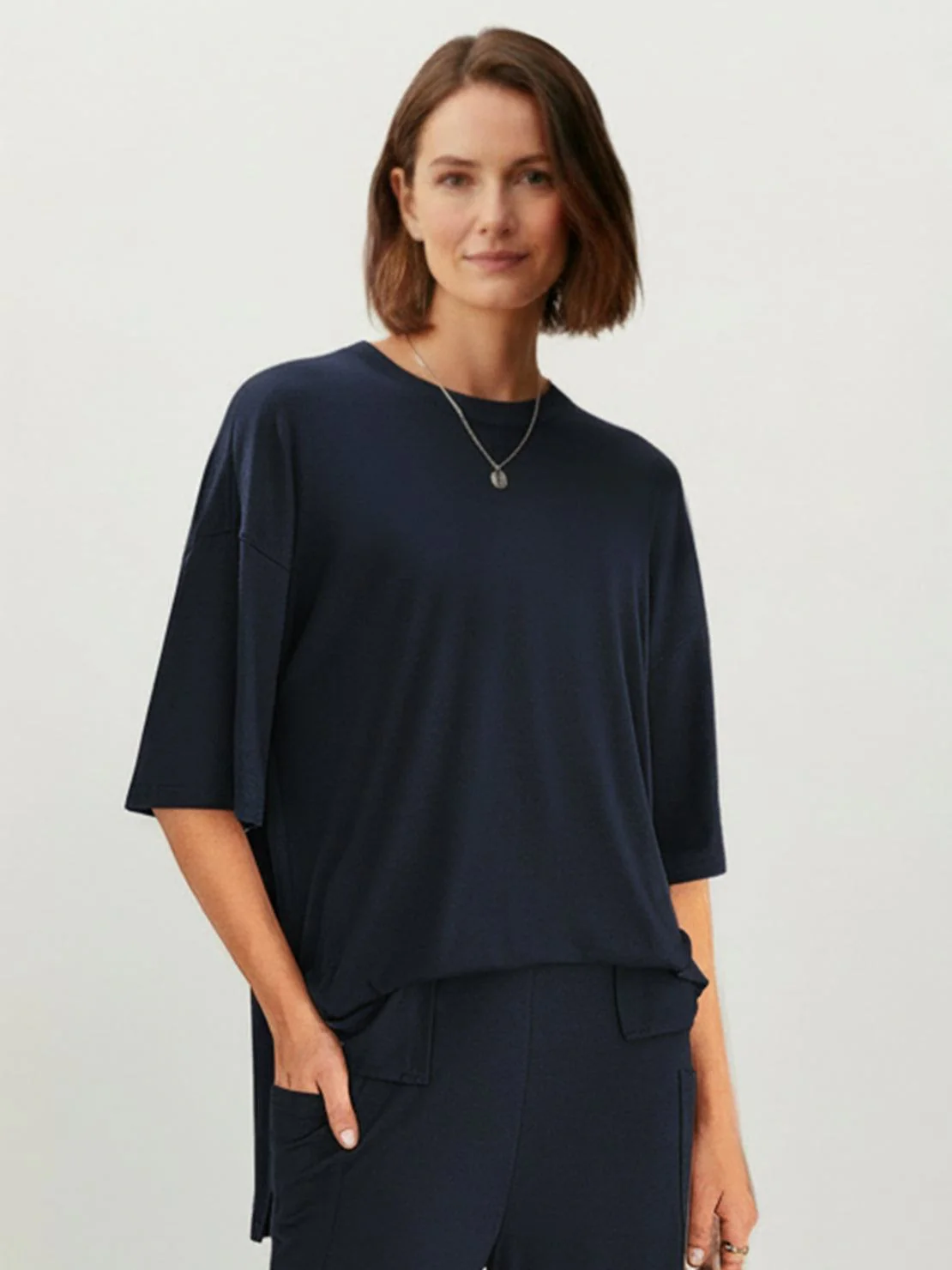 Oversized Long-Line Loungewear Set - Image 46