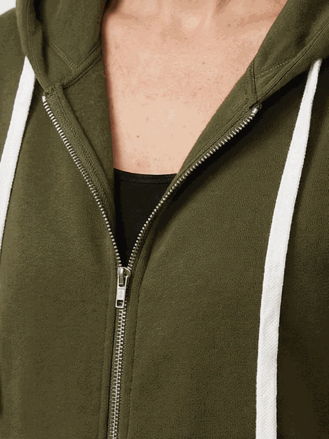 Oversized Long Zip Sweatshirt Hoodie - Image 17