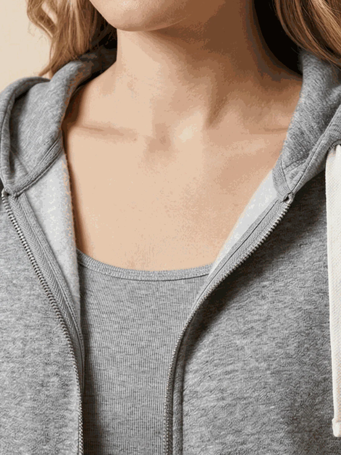 Oversized Long Zip Sweatshirt Hoodie - Image 23
