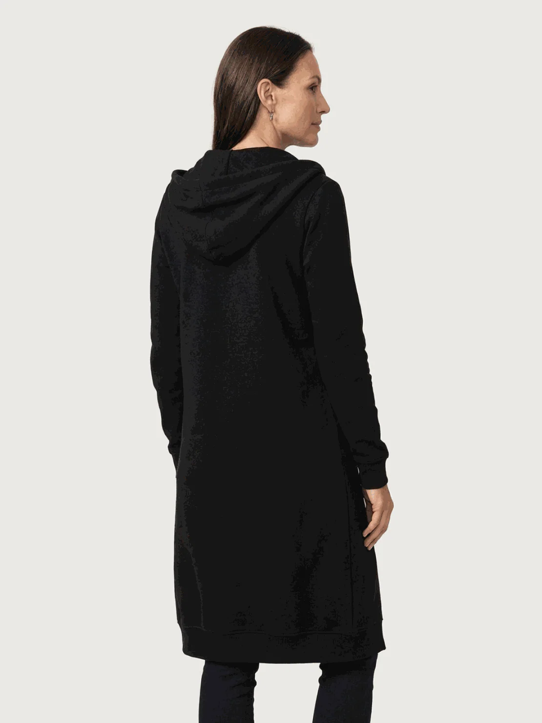 Oversized Long Zip Sweatshirt Hoodie - Image 28