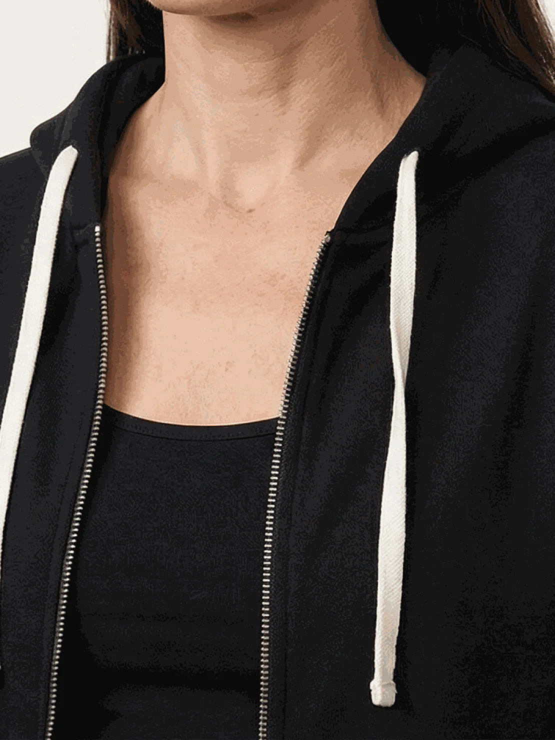 Oversized Long Zip Sweatshirt Hoodie - Image 29