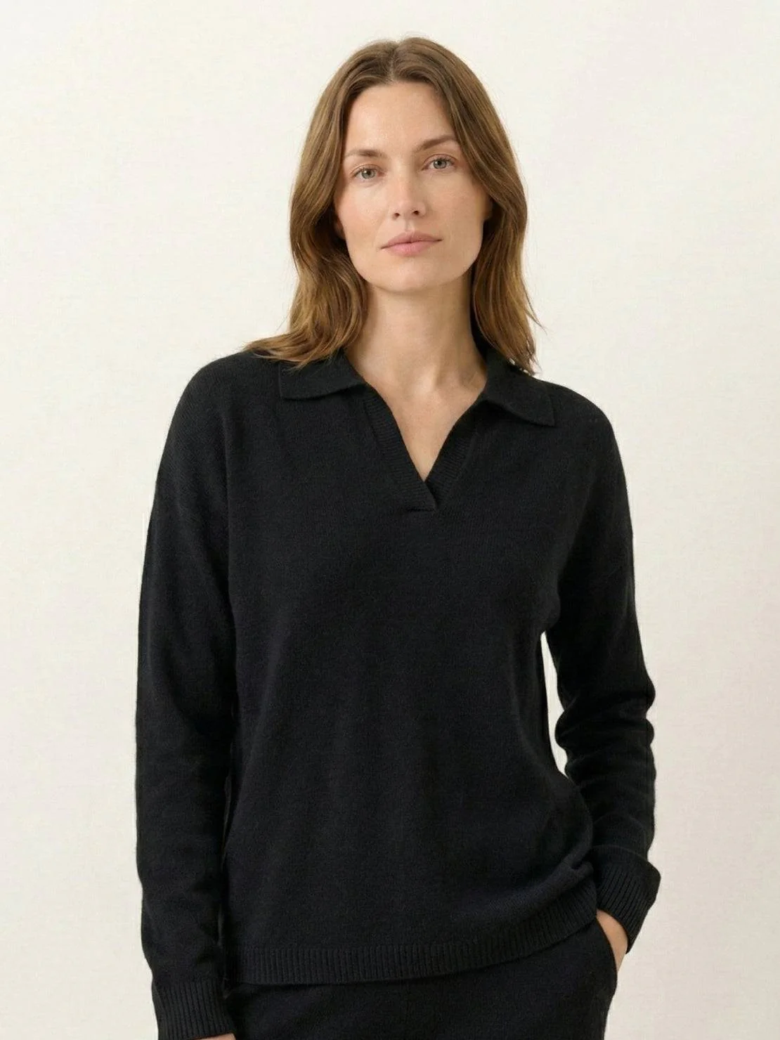 Oversized Polo Knit Loungewear Set - Image 21