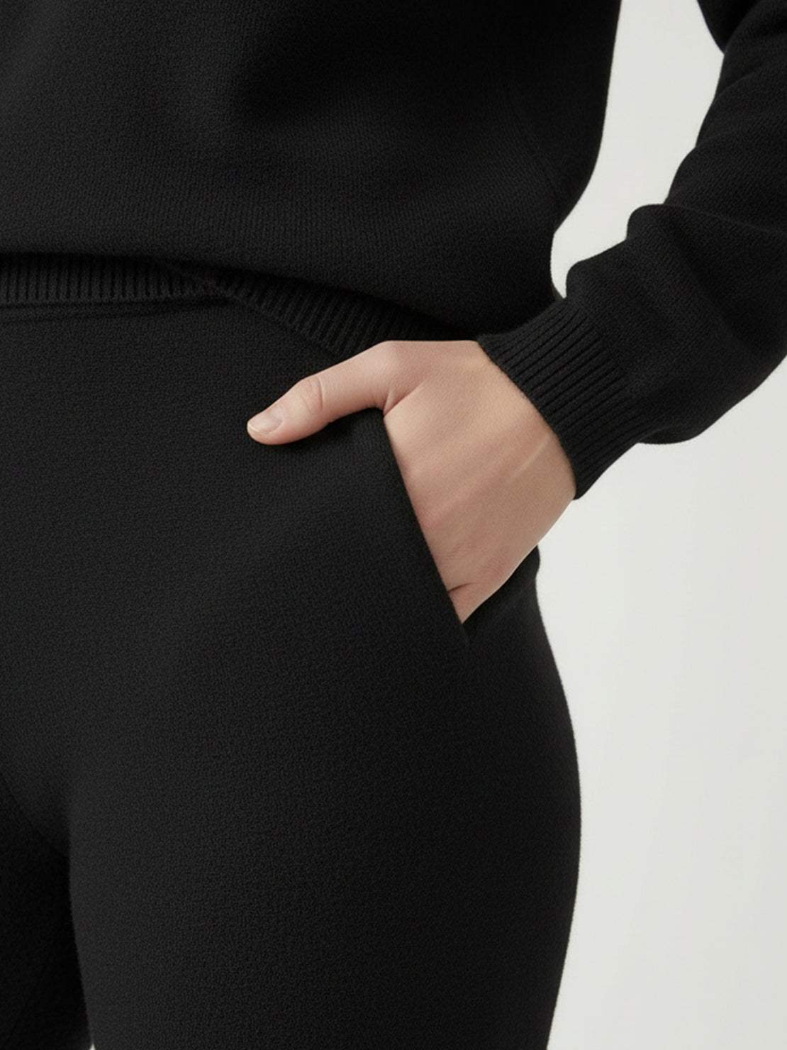 Oversized Polo Knit Loungewear Set - Image 23