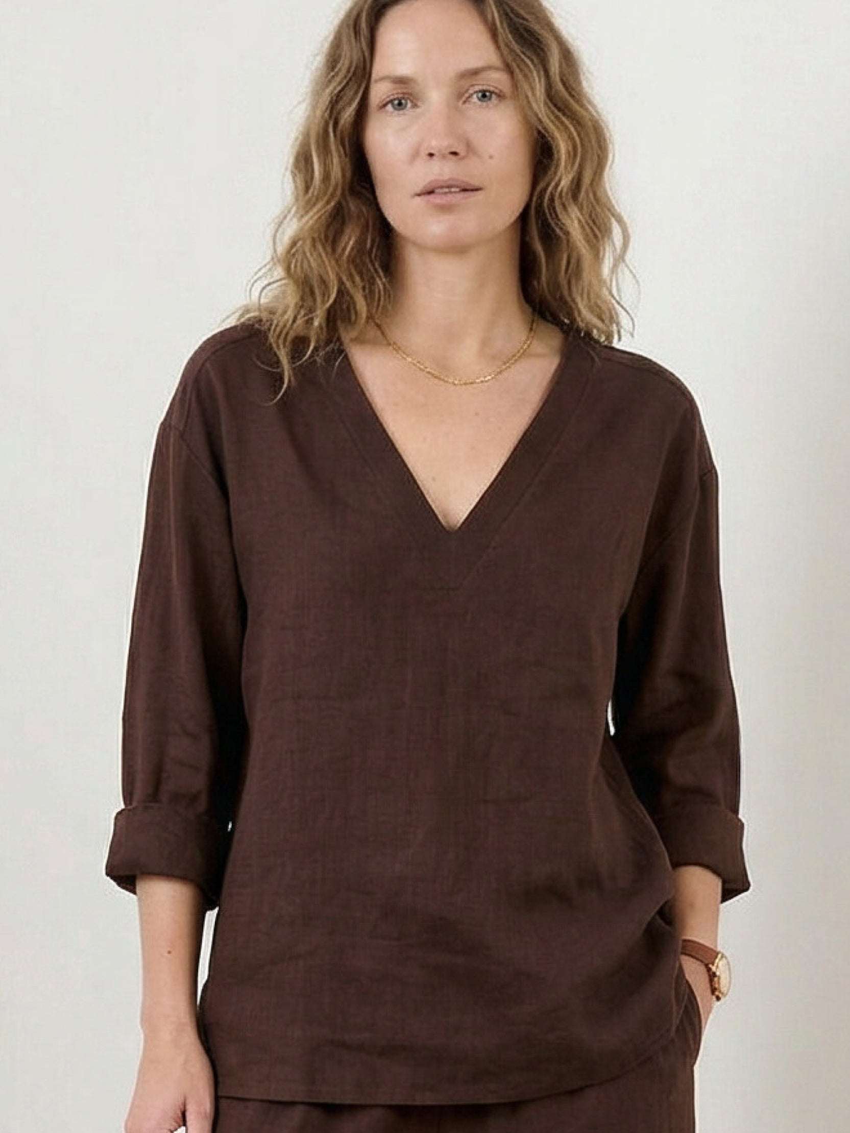 Oversized V-Neck Set - Image 10