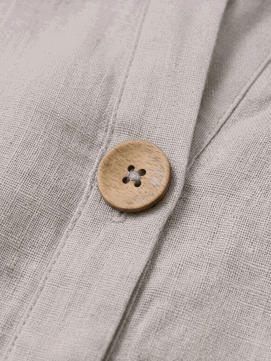 Pure Linen Age-Defying Button Detail Shirt - Image 35
