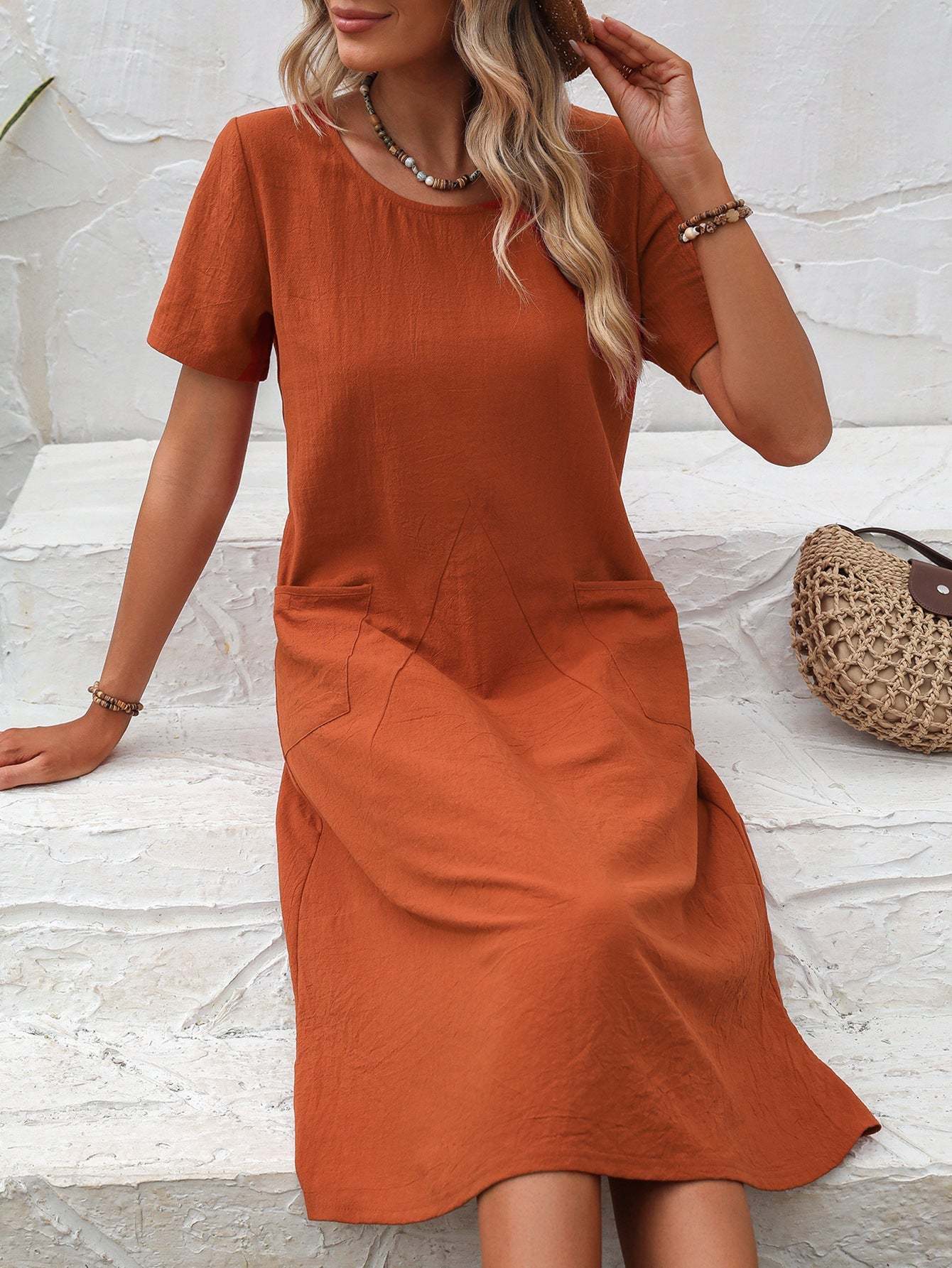 Radiant Escape Panelled Beach Dress - Image 2