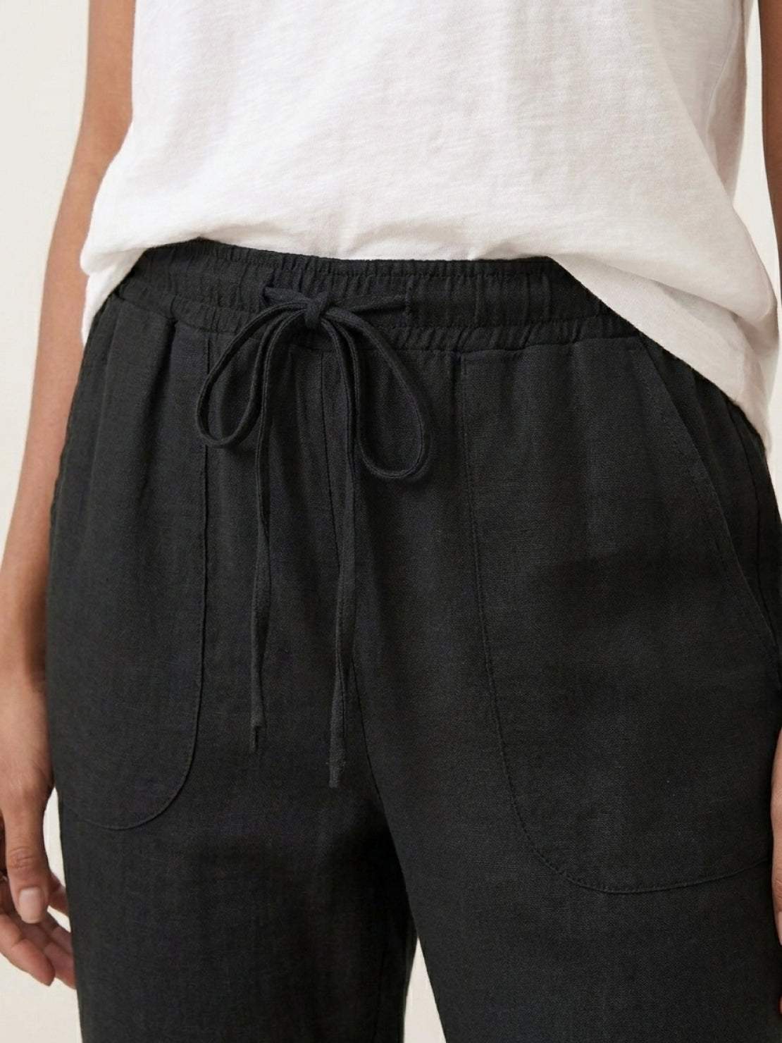 Relaxed Chic Elastic Ankles Pants - Image 10