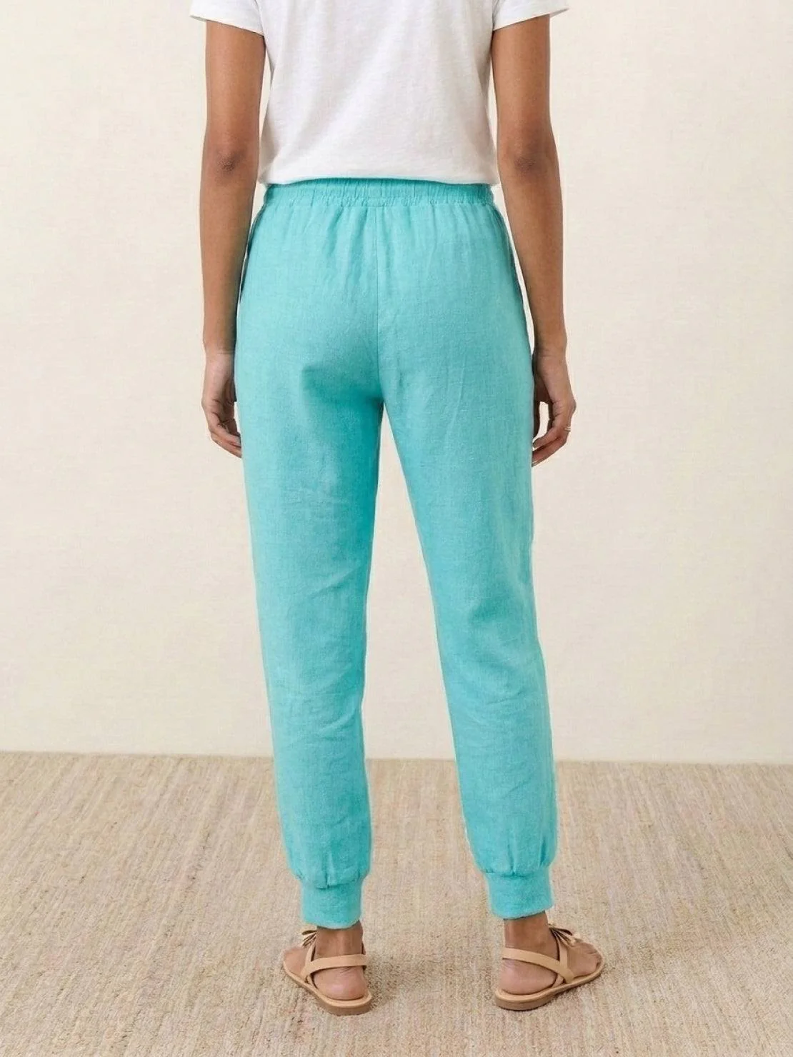 Relaxed Chic Elastic Ankles Pants - Image 13