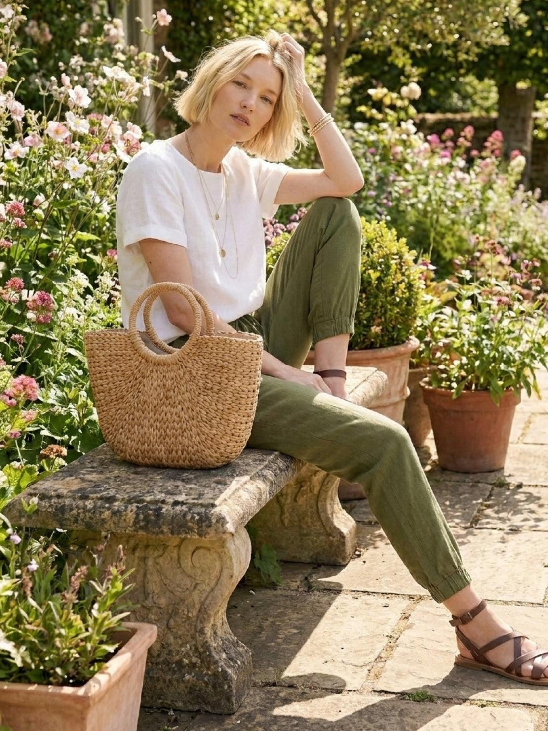 Relaxed Chic Elastic Ankles Pants - Image 22