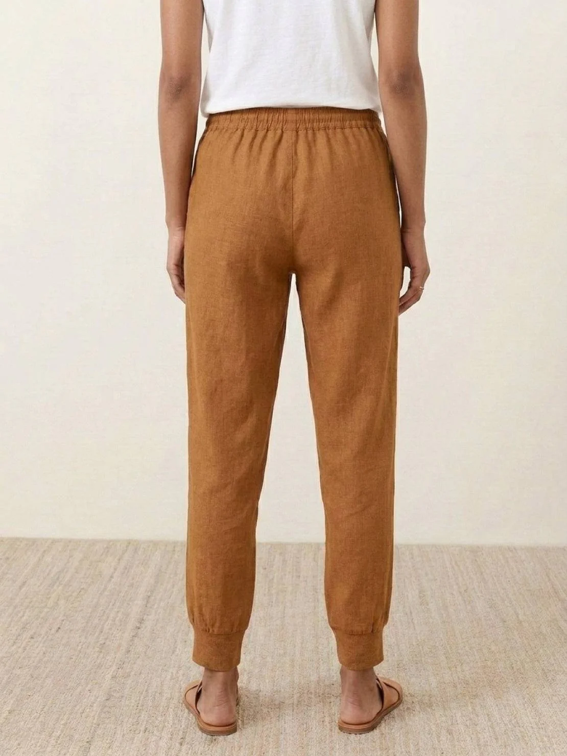 Relaxed Chic Elastic Ankles Pants - Image 28