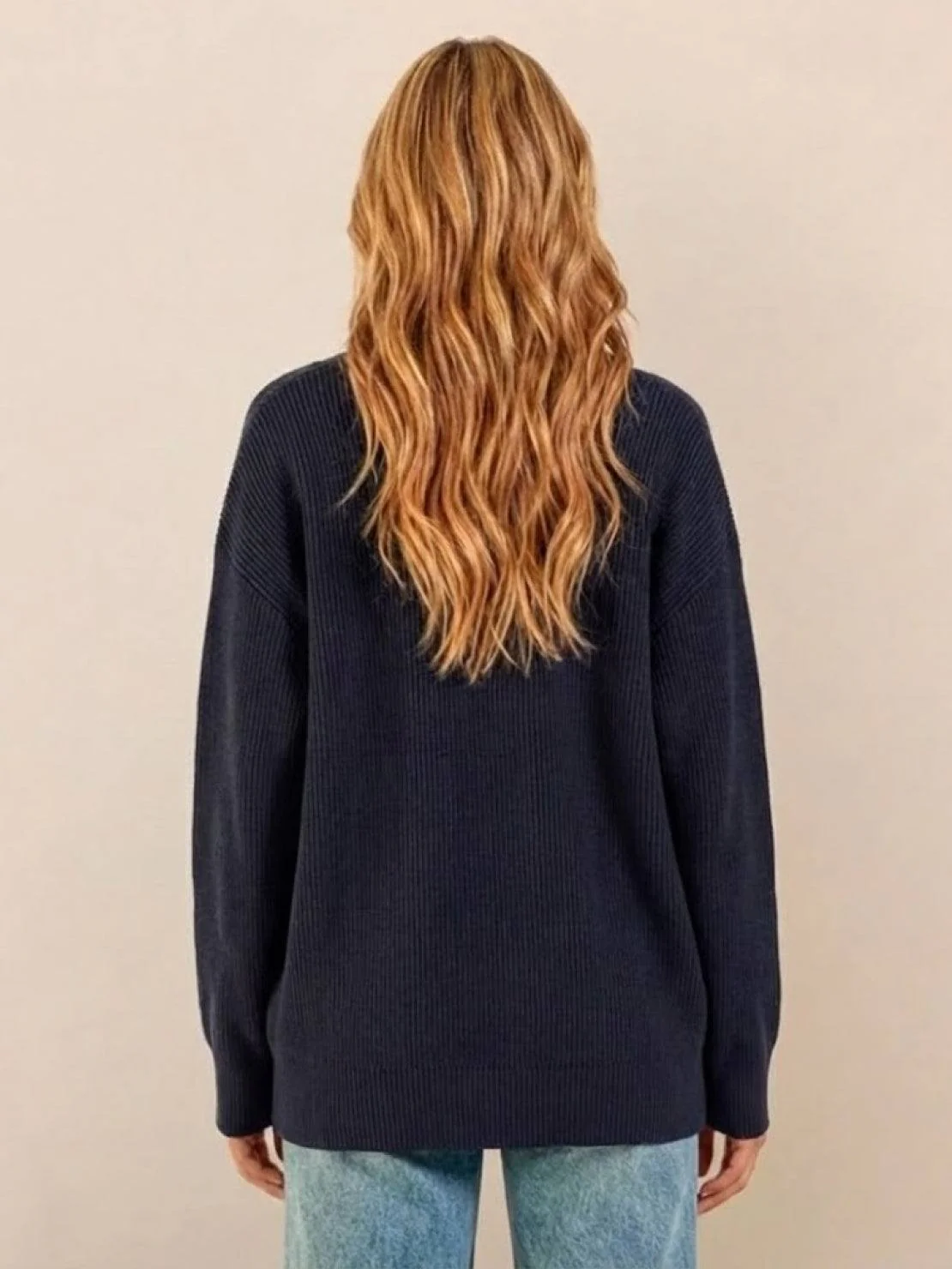 Relaxed Fit Oversized Button Down Knitwear Cardigan - Image 21