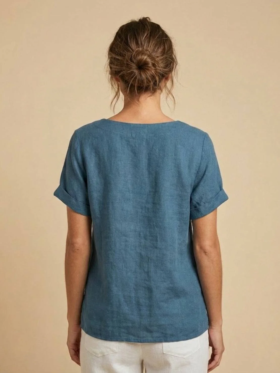 Relaxed Fit Pure Cotton Button-Up T-Shirt - Image 29