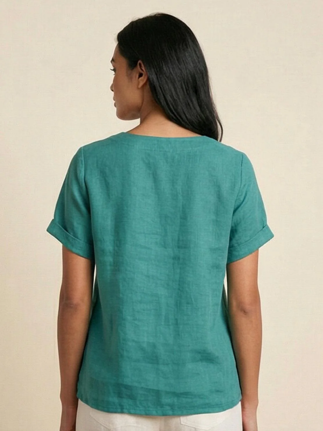 Relaxed Fit Pure Cotton Button-Up T-Shirt - Image 39