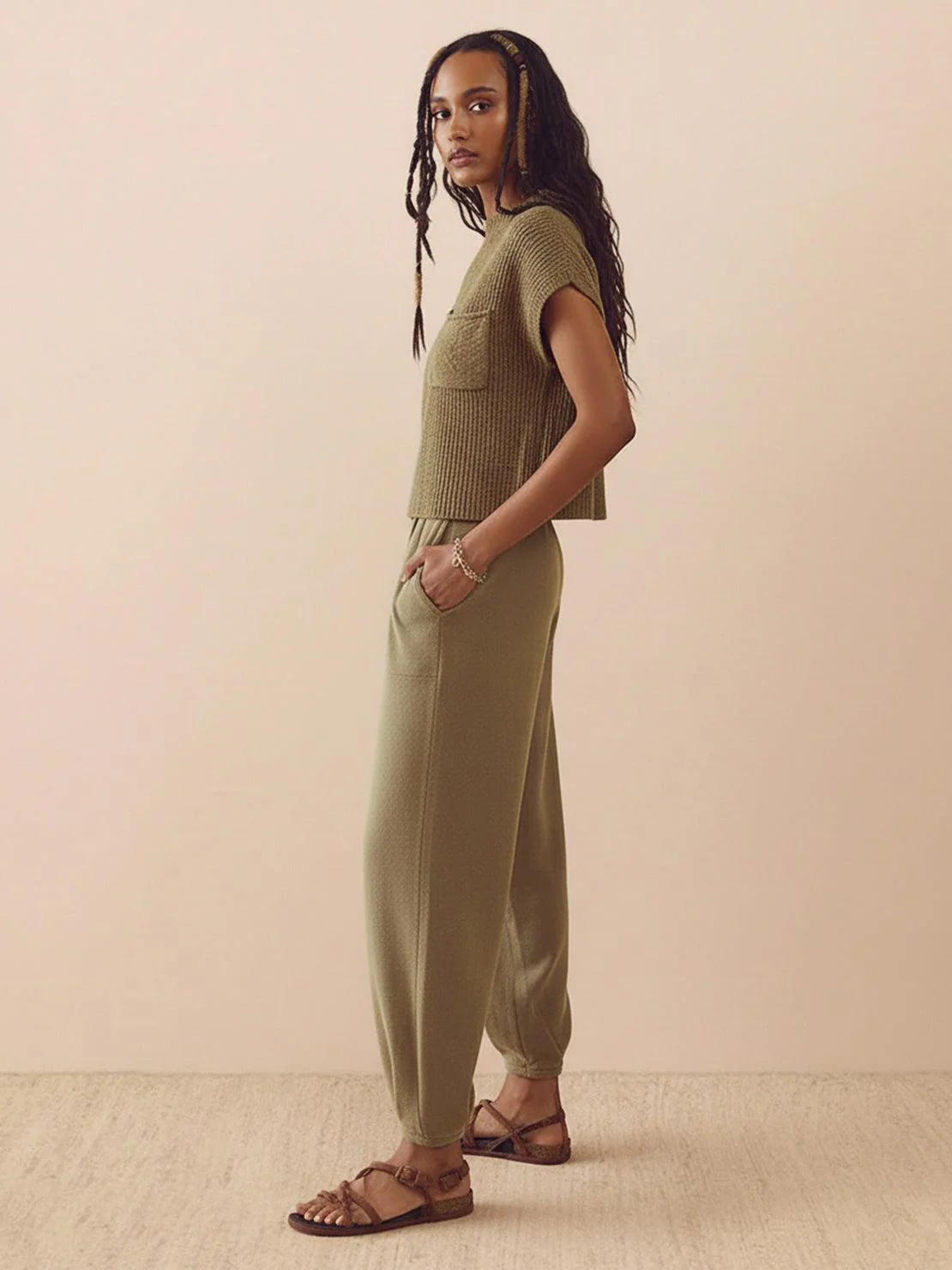Relaxed Knit Two-Piece Set - Image 23