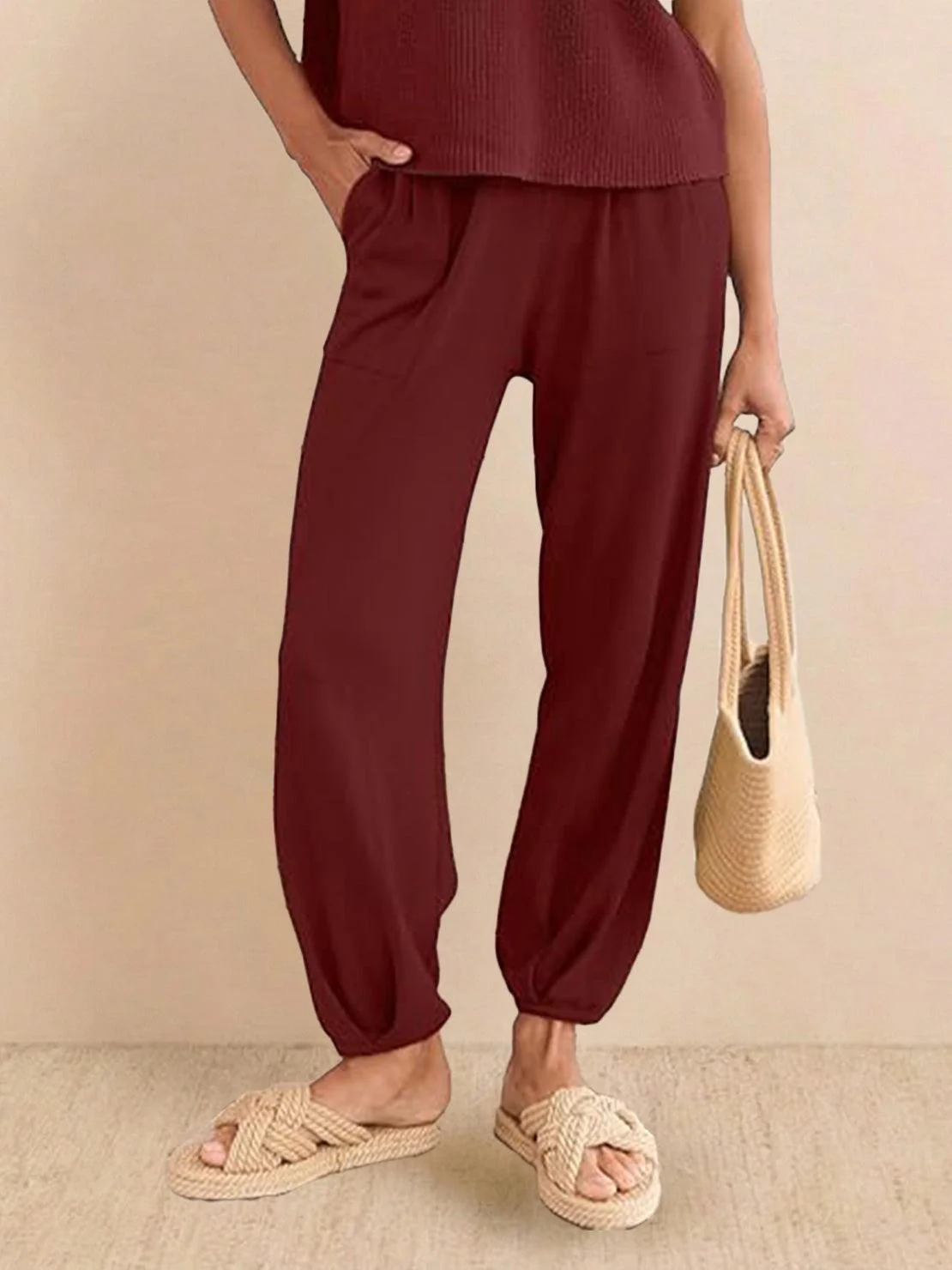 Relaxed Knit Two-Piece Set - Image 40