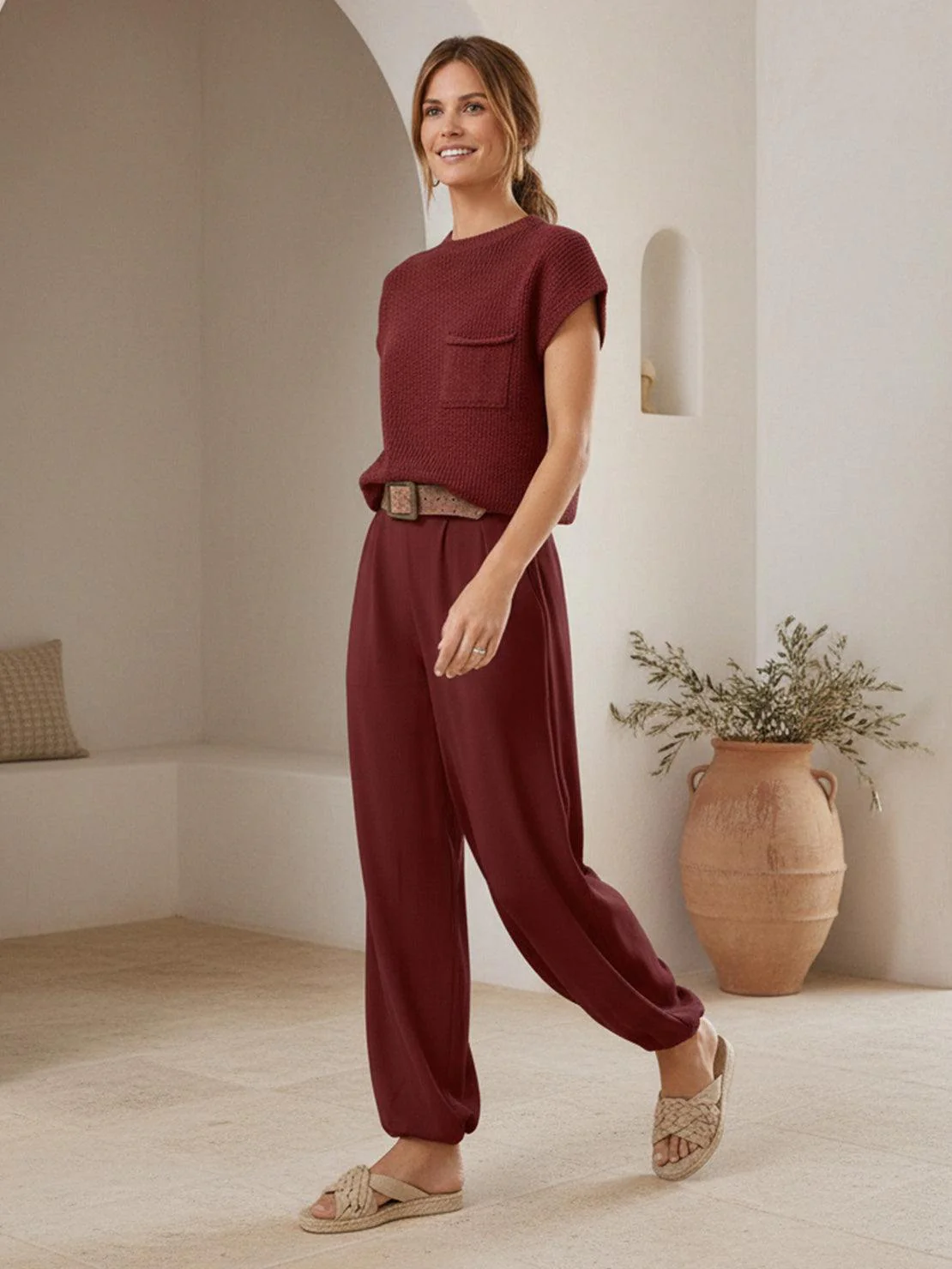 Relaxed Knit Two-Piece Set - Image 42
