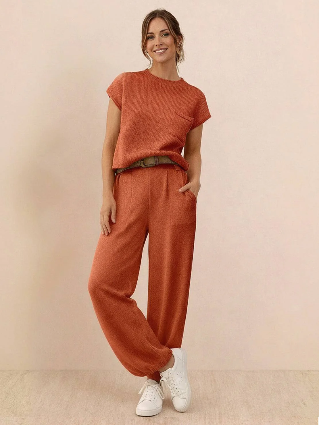 Relaxed Knit Two-Piece Set - Image 43