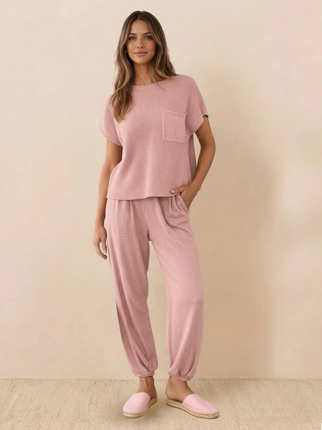 Relaxed Knit Two-Piece Set - Image 50