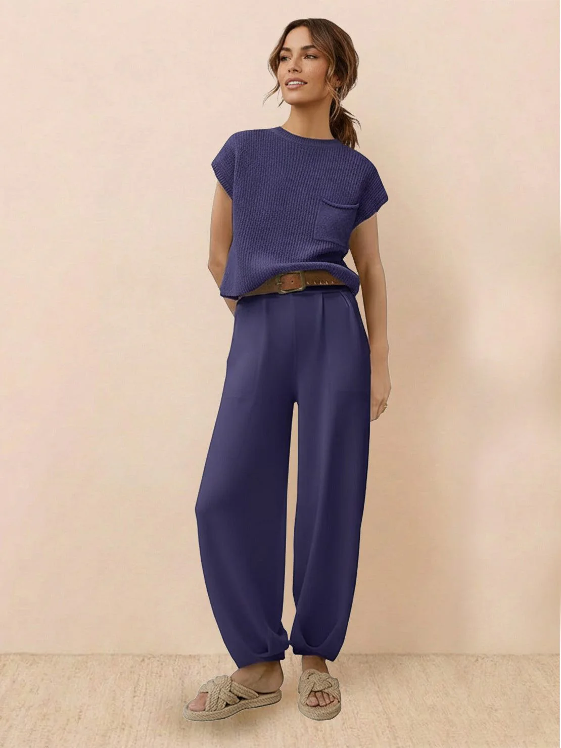 Relaxed Knit Two-Piece Set - Image 57