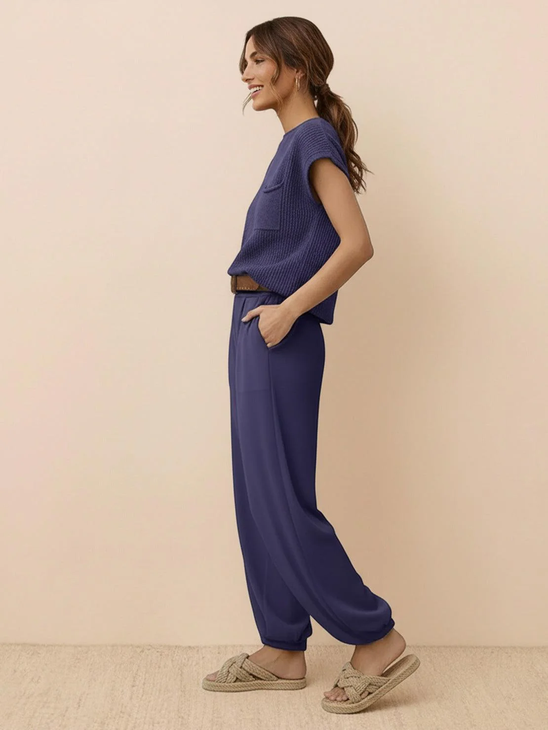 Relaxed Knit Two-Piece Set - Image 58
