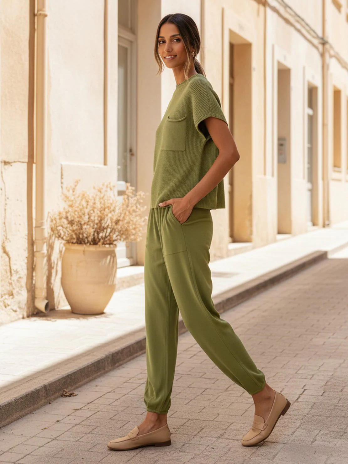 Relaxed Knit Two-Piece Set - Image 70