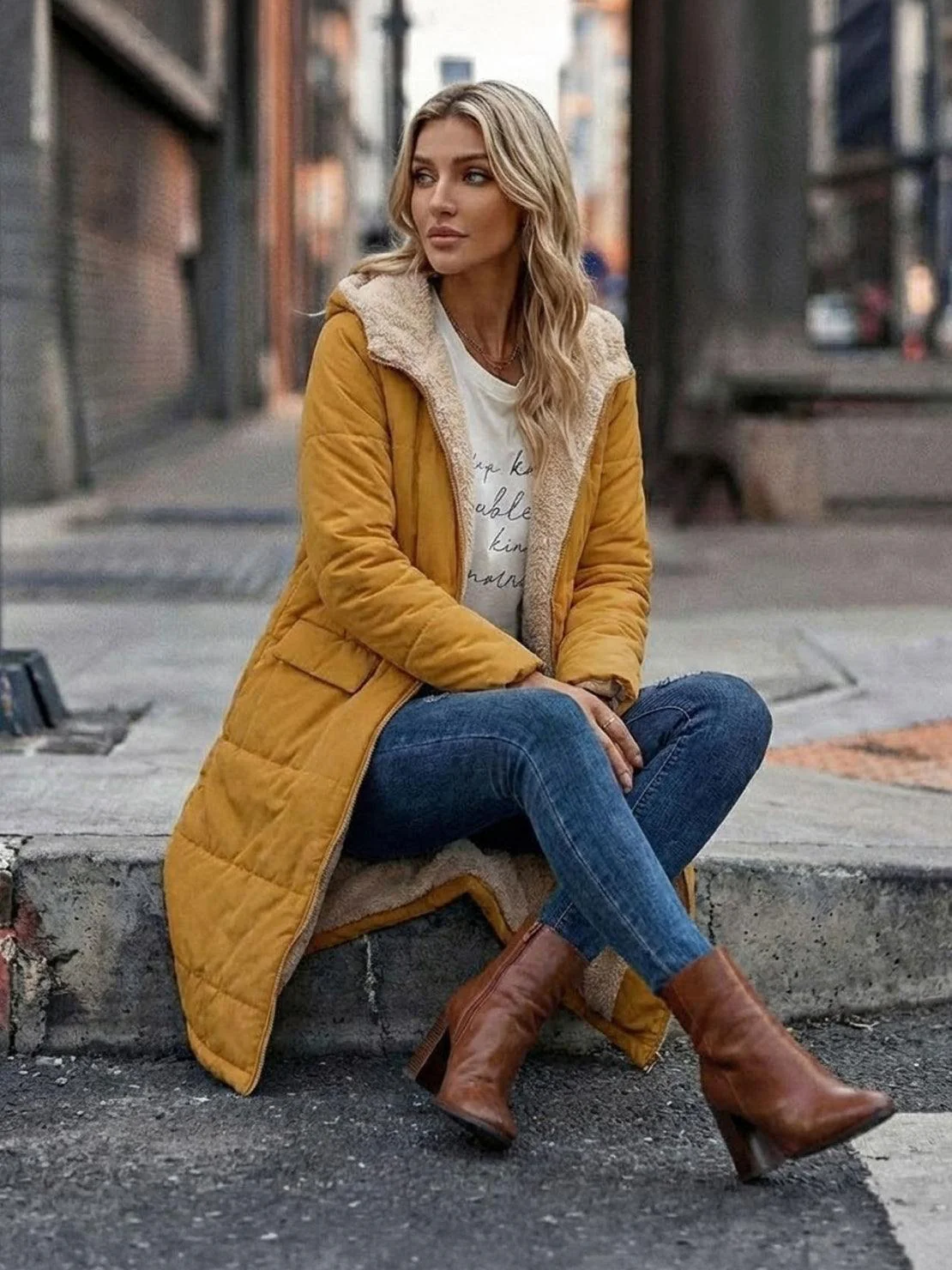 Sherpa-Lined Hooded Teddy Coat - Image 14