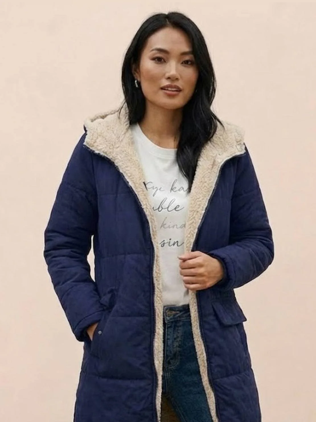Sherpa-Lined Hooded Teddy Coat - Image 18