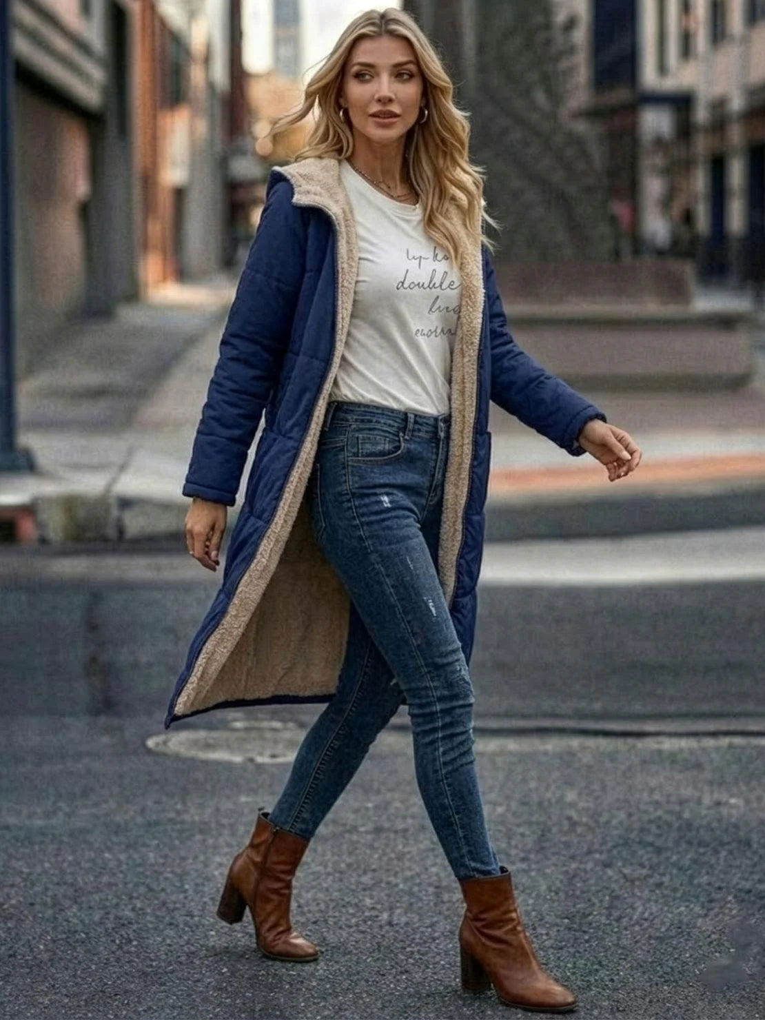 Sherpa-Lined Hooded Teddy Coat - Image 19