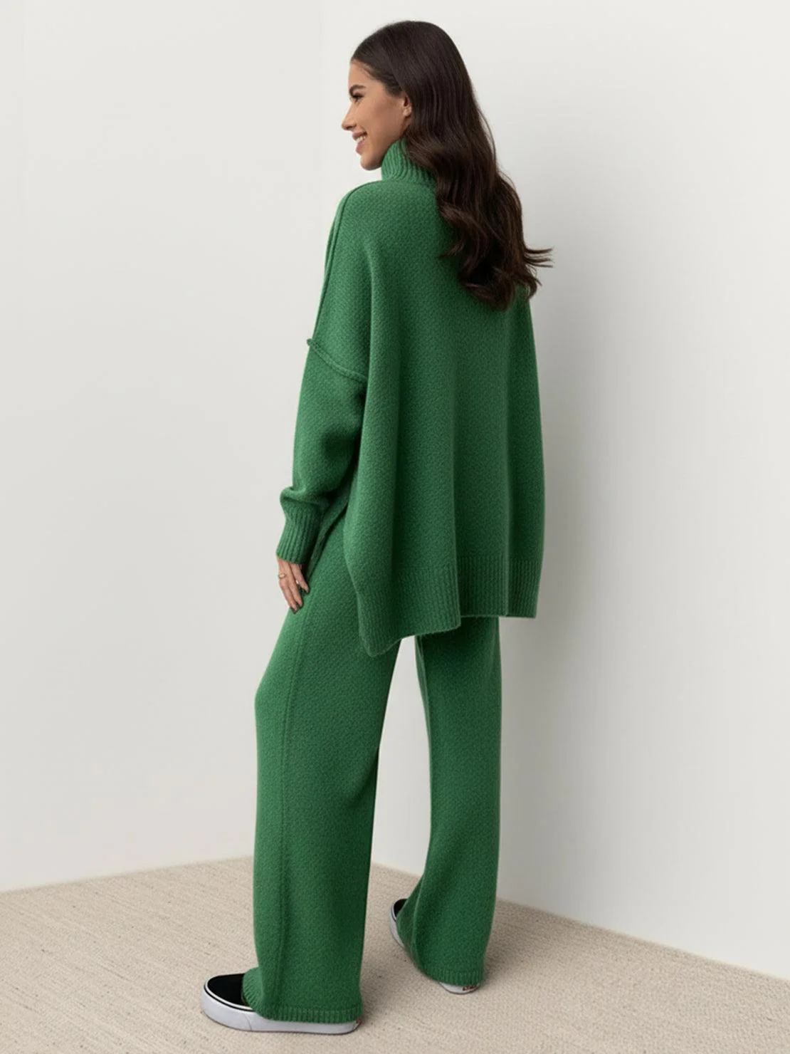 Soft-Knit Turtleneck Two-Piece - Image 3
