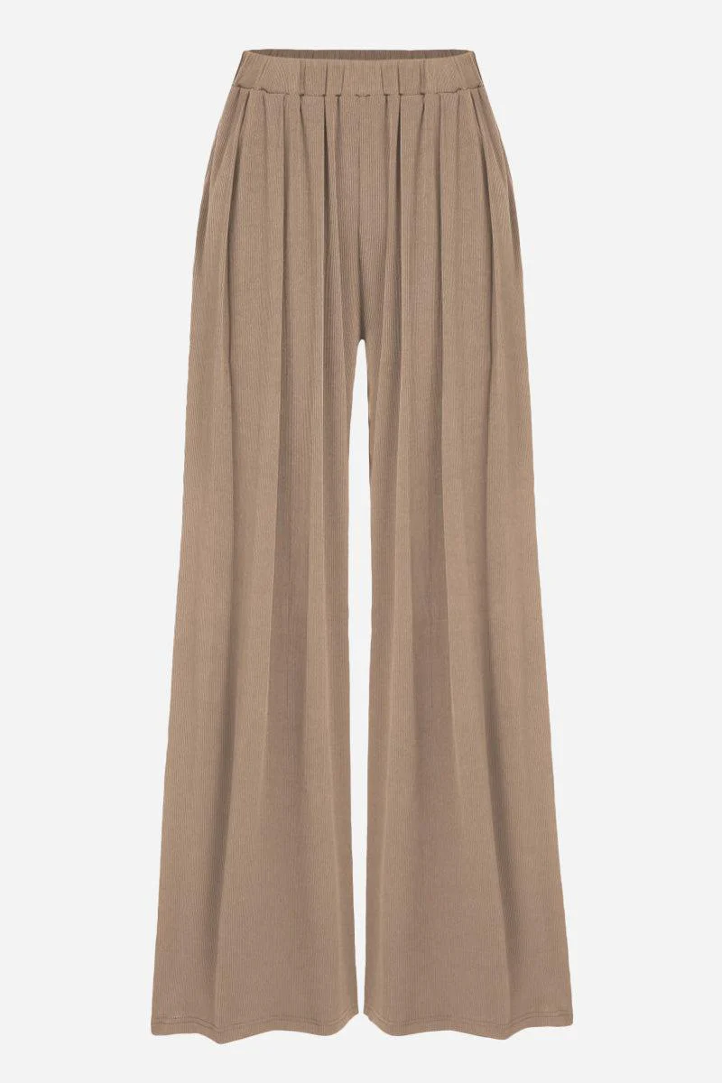 Stretchy Wide-Leg Pants - Image 8