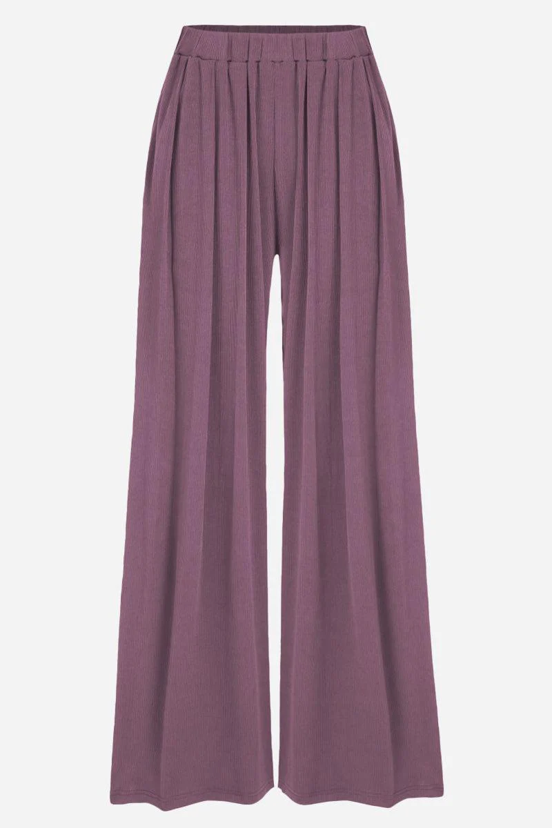 Stretchy Wide-Leg Pants - Image 9