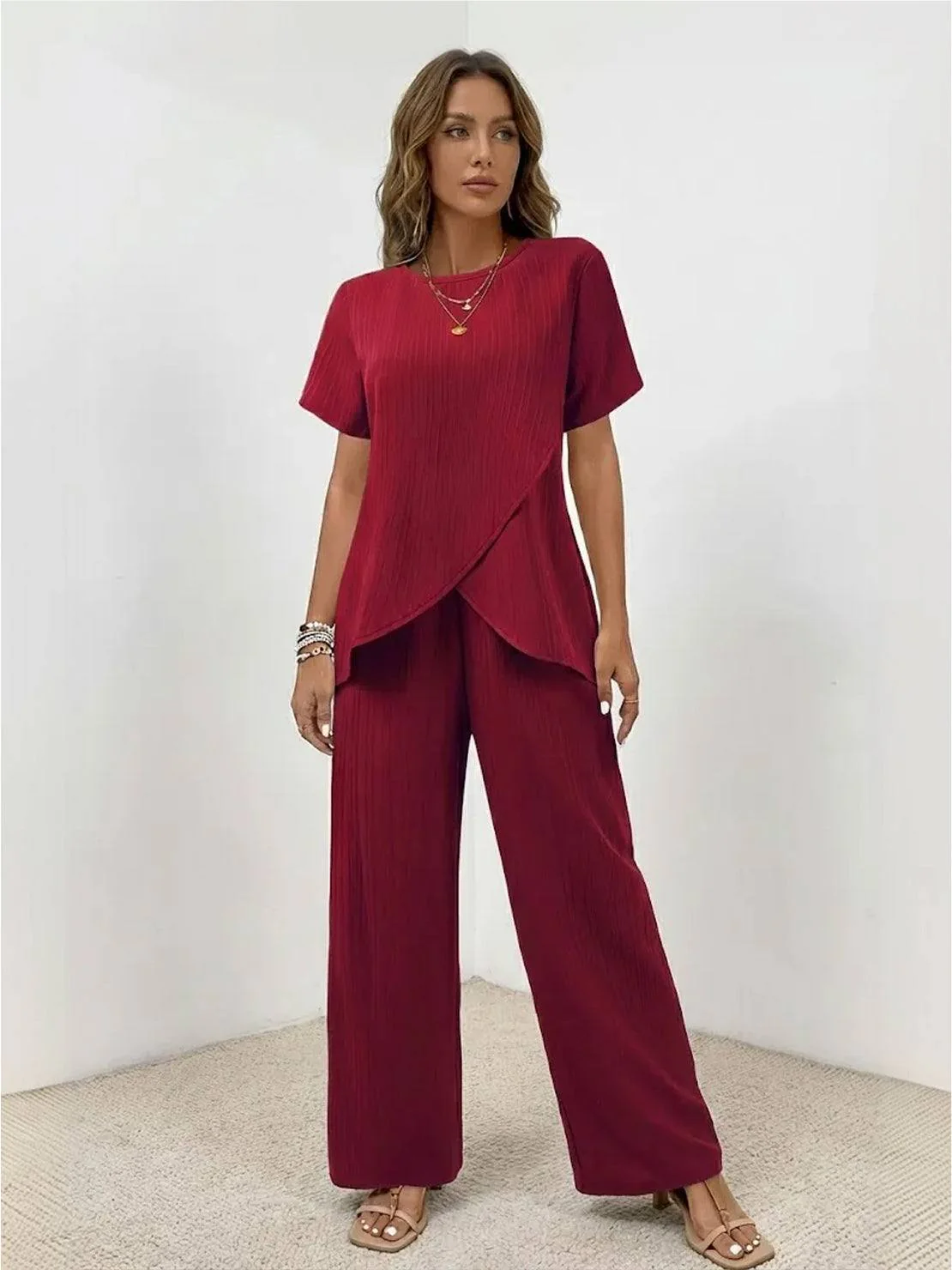 Textured Elegance Two-Piece Set - Image 19