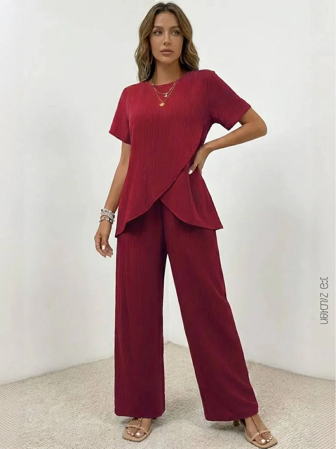 Textured Elegance Two-Piece Set - Image 23