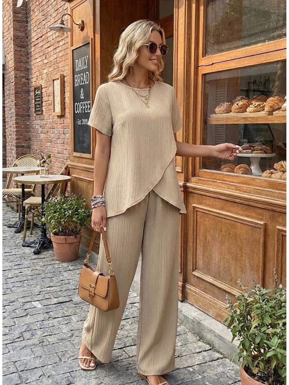 Textured Elegance Two-Piece Set - Image 8