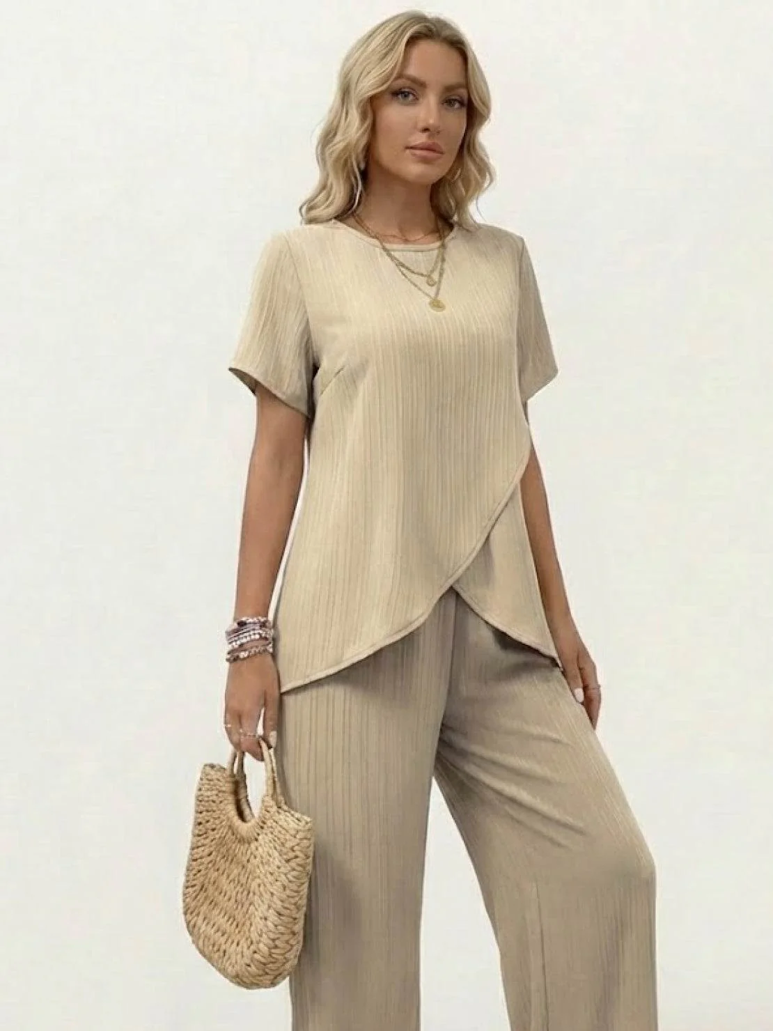 Textured Elegance Two-Piece Set - Image 9