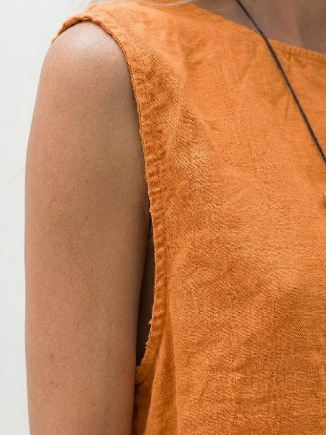 Textured Finish Sleeveless Two-Piece Set - Image 10