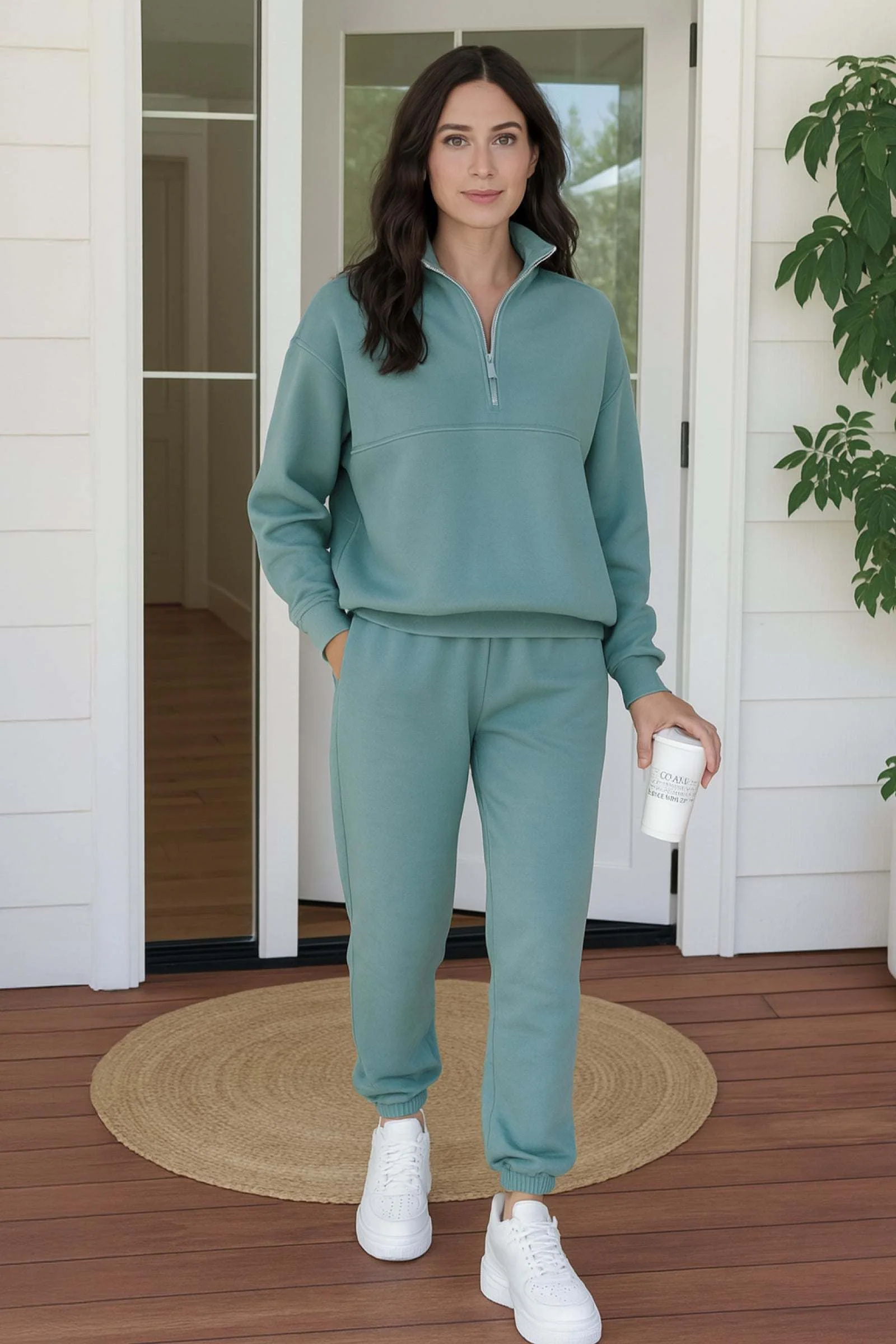 The Essential Edit: Cotton Blend Tracksuit - Image 10