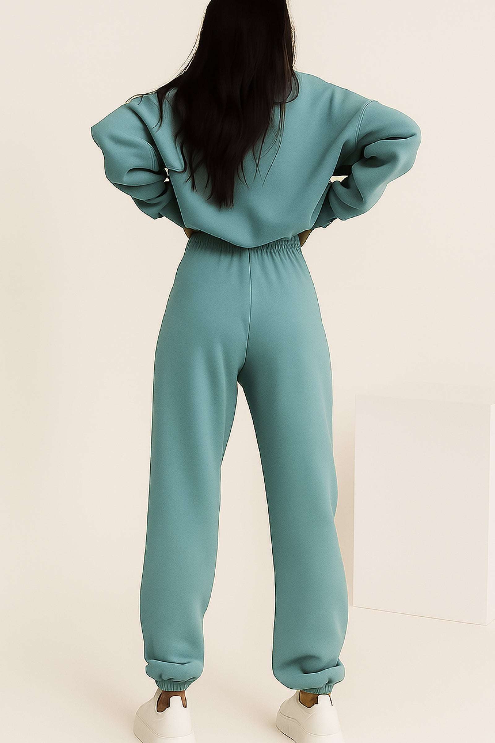 The Essential Edit: Cotton Blend Tracksuit - Image 11