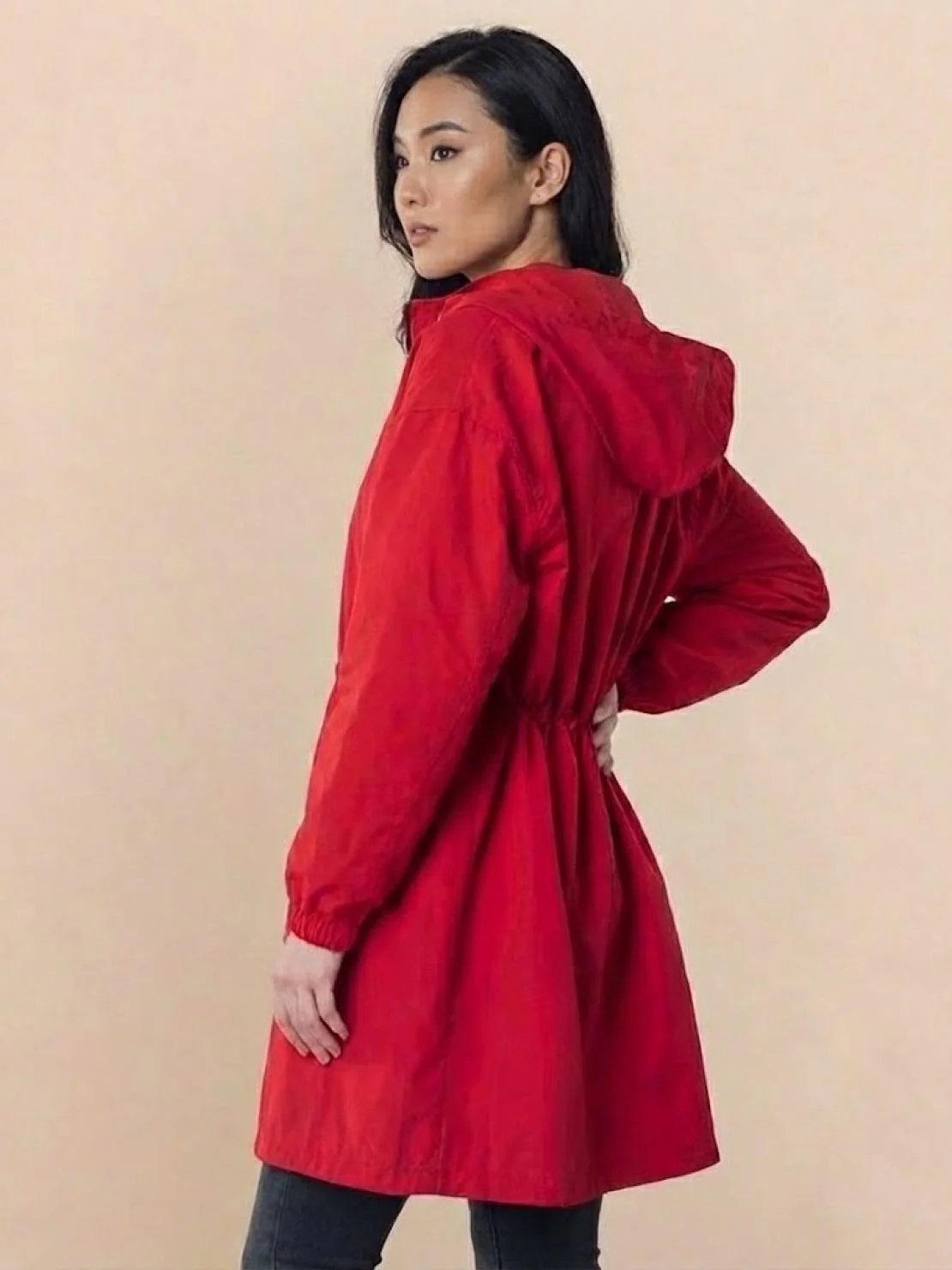 The Rain Couture Windbreaker-Trendy, Oversized, and Water-Resistant - Image 12