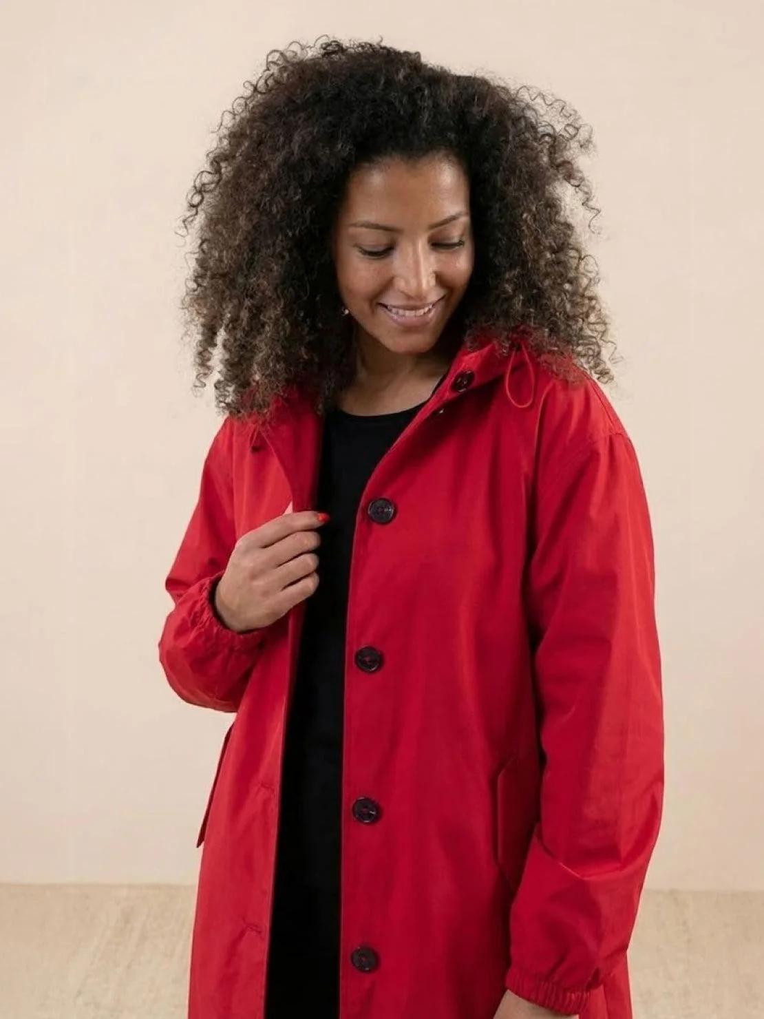 The Rain Couture Windbreaker-Trendy, Oversized, and Water-Resistant - Image 13