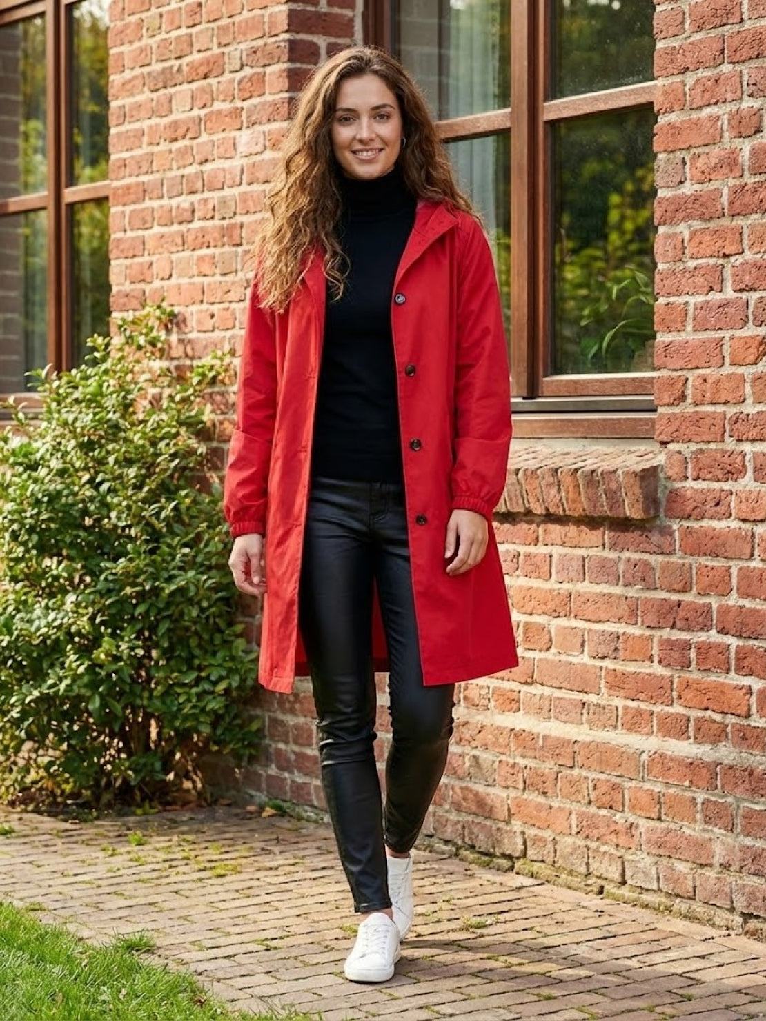 The Rain Couture Windbreaker-Trendy, Oversized, and Water-Resistant - Image 14