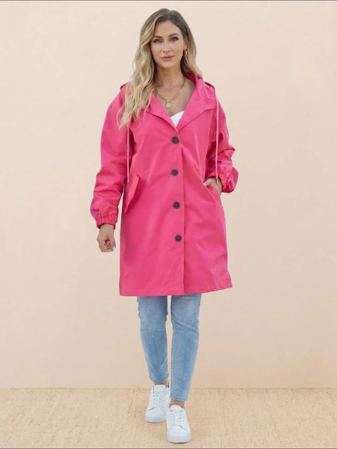 The Rain Couture Windbreaker-Trendy, Oversized, and Water-Resistant - Image 21