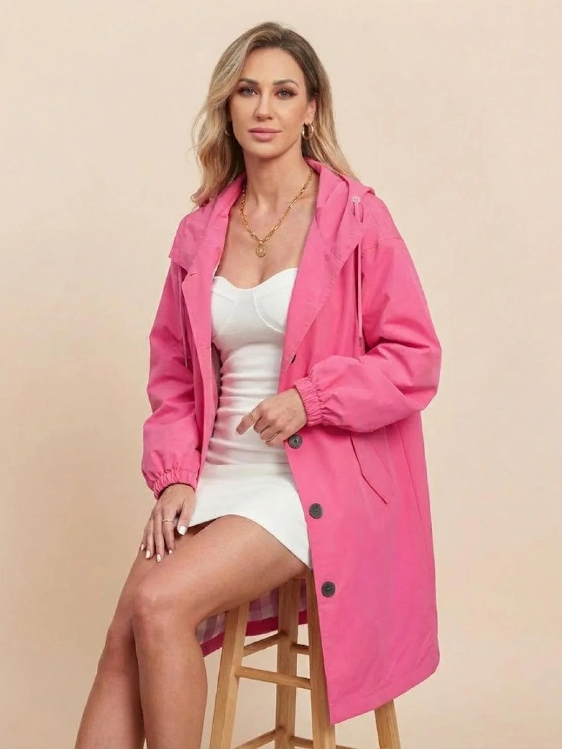 The Rain Couture Windbreaker-Trendy, Oversized, and Water-Resistant - Image 23