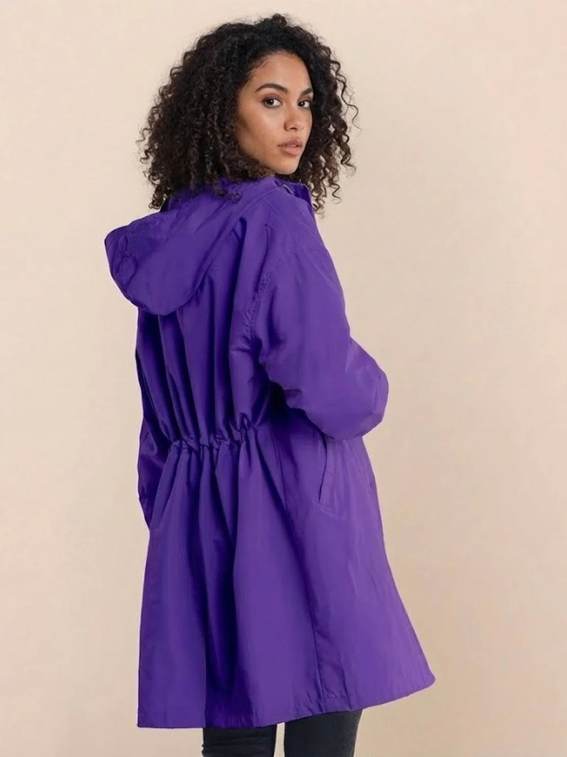 The Rain Couture Windbreaker-Trendy, Oversized, and Water-Resistant - Image 32