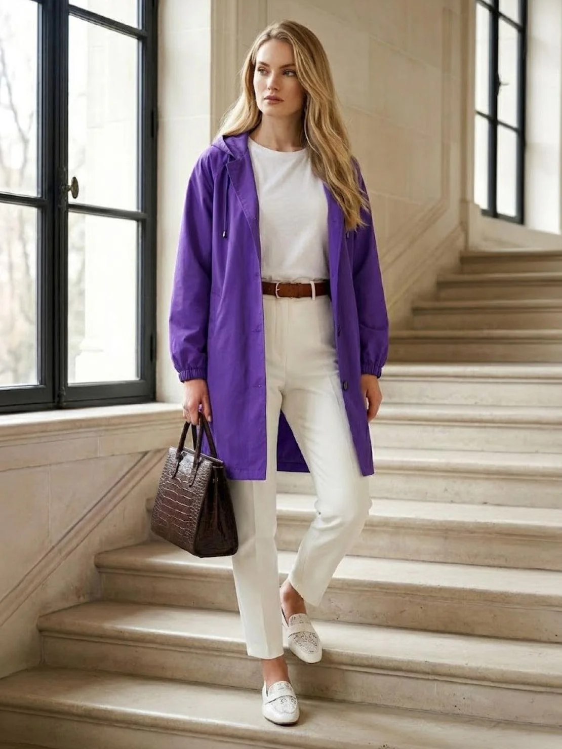 The Rain Couture Windbreaker-Trendy, Oversized, and Water-Resistant - Image 34