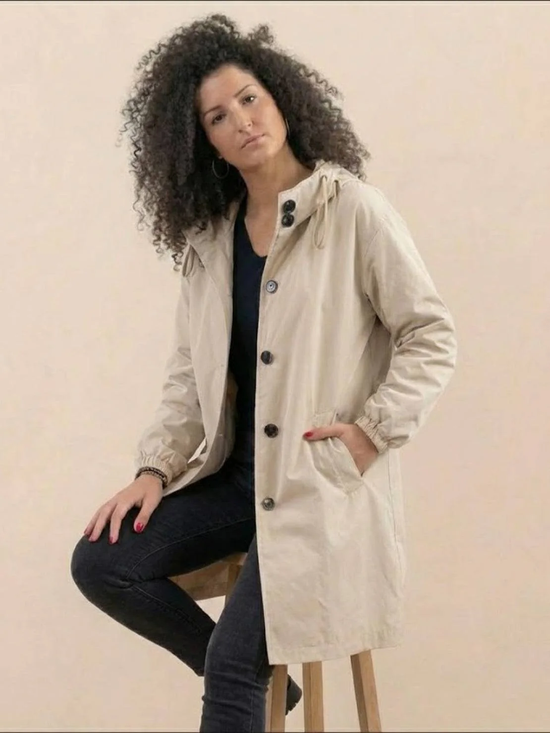The Rain Couture Windbreaker-Trendy, Oversized, and Water-Resistant - Image 43