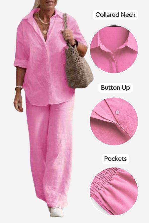 The Relaxed Shirt & Trousers Two-Piece Set - Image 33
