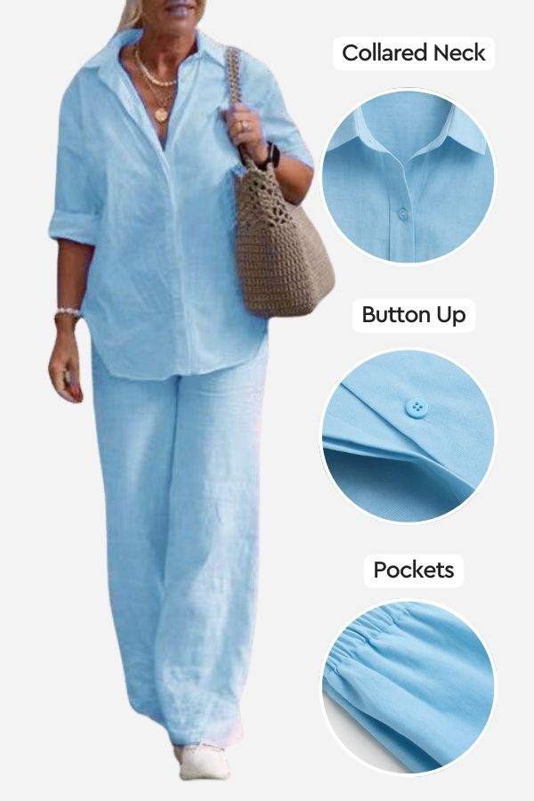 The Relaxed Shirt & Trousers Two-Piece Set - Image 35