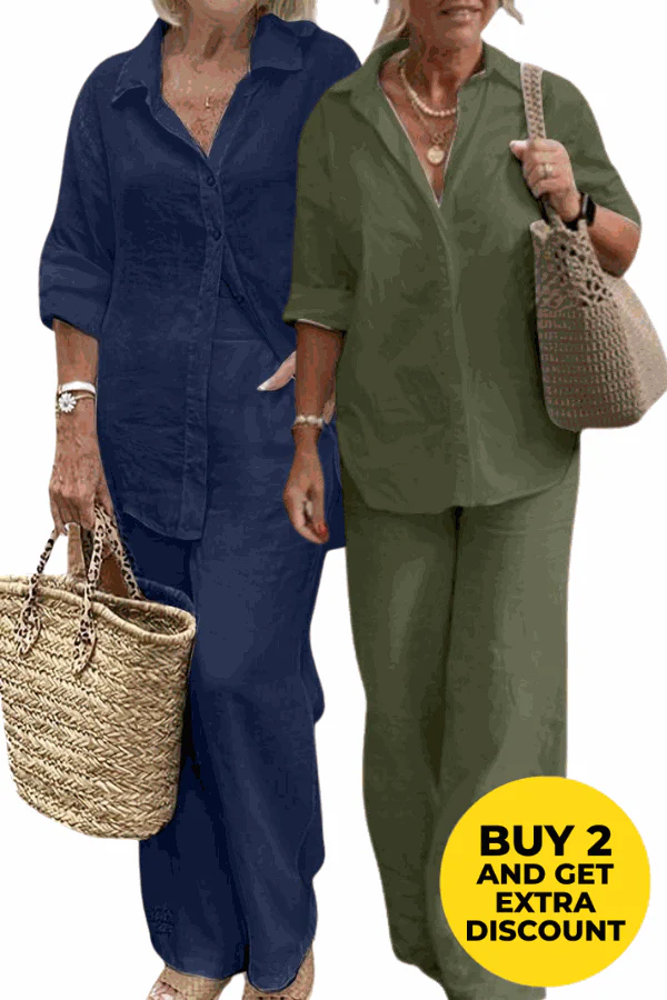 The Relaxed Shirt & Trousers Two-Piece Set - Image 36
