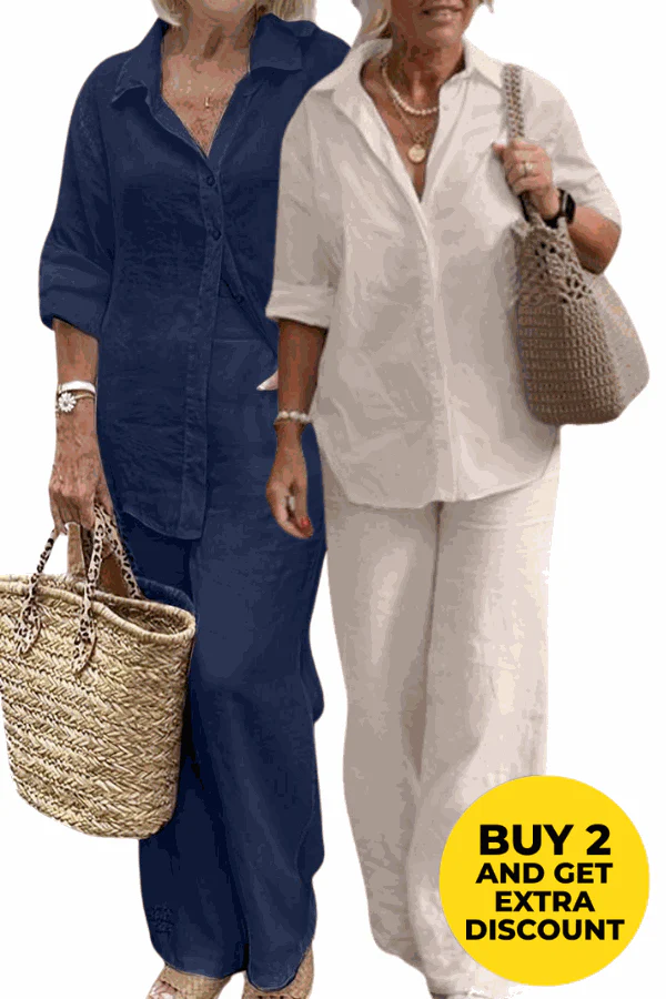 The Relaxed Shirt & Trousers Two-Piece Set - Image 37